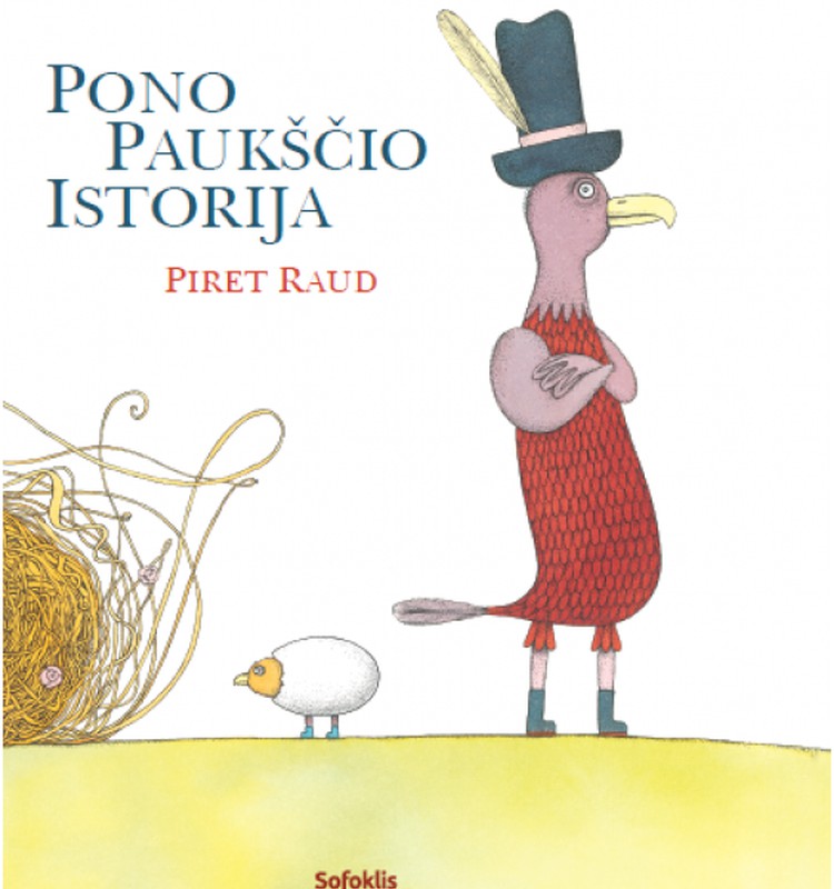 Kurio mažylio lentynoje atsidurs knyga "Pono Paukščio istorija"?