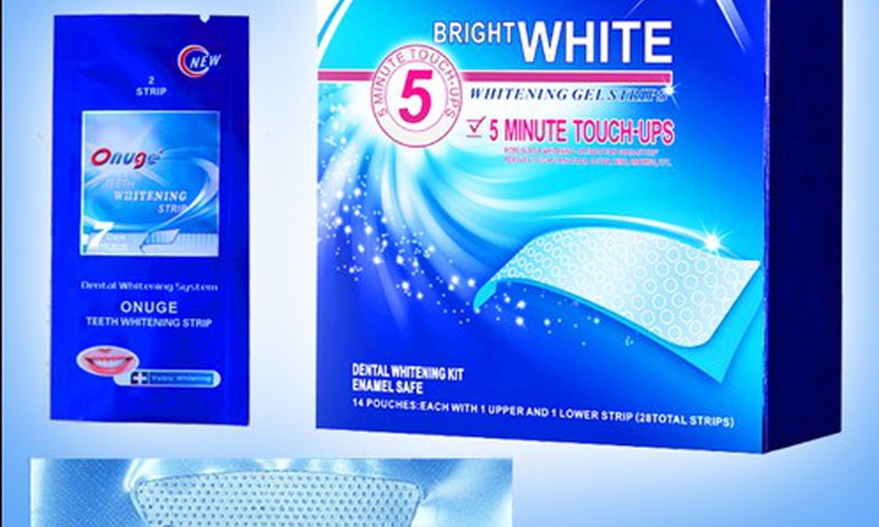 Dantų balinimo juostelės DiDa.AID "Bright White" 