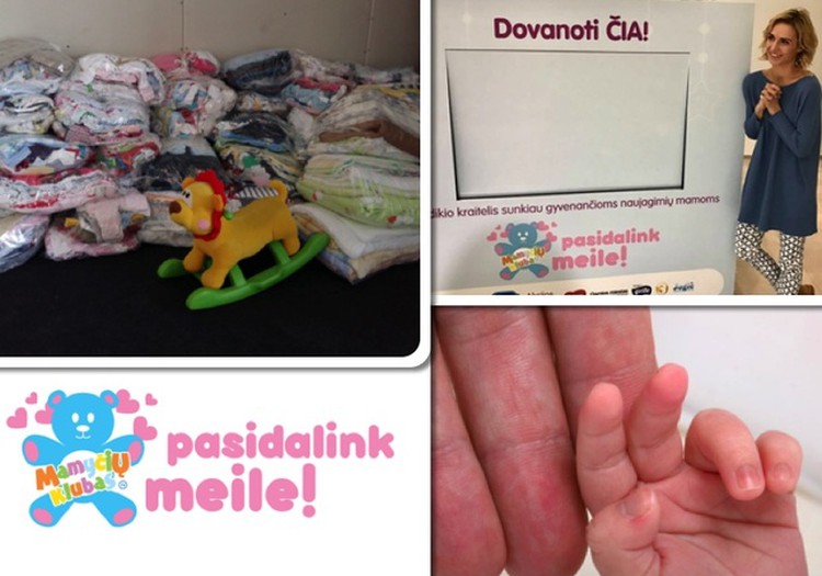 "Pasidalink meile": Atneškite išaugtą kūdikio kraitelį ir prisidėkite prie akcijos!