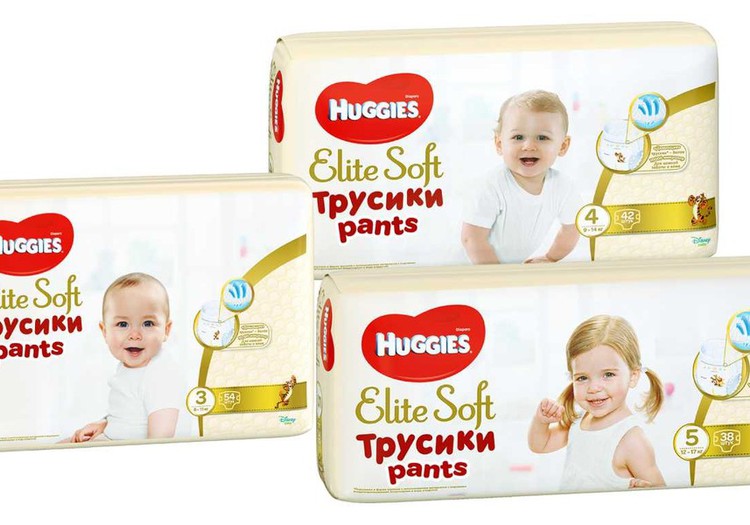 Naujo dizaino Huggies@ Elite Soft - švelniausia apsauga jūsų kūdikiui!