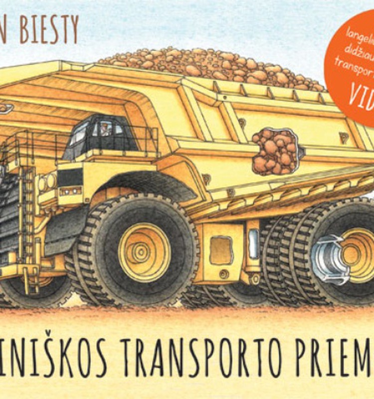 Kas laimi knygą "Milžiniškos transporto priemonės"?