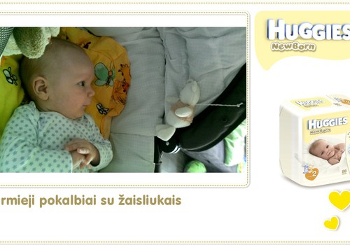 Hubertas auga kartu su Huggies ® Newborn: 91 gyvenimo diena