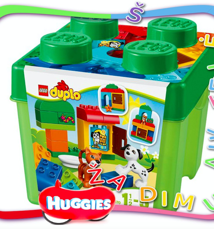 Papasakok, kada mažylis ėmė šypsotis/sėdėti/vaikščioti - ir laimėk originalų Lego Duplo kaladėlių kibirėlį!