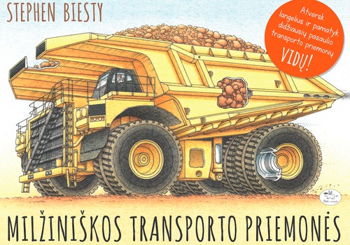 Laimėk "Nieko rimto" knygą - Milžiniškos transporto priemonės