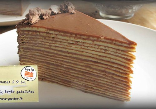 "Mamyčių klubo" gimtadienyje skanausime "Gusto blyninės" blynų tortą!