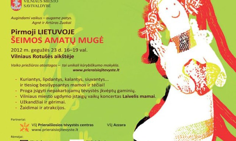 Rytoj - šeimos amatų mugė Vilniuje!