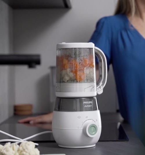 „Philips Avent“ garintuvas ir trintuvas 4in1 – viskas, ko reikia kūdikio maistui ruošti