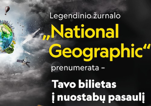 Dovanok artimiesiems „National Geographic Lietuva" prenumeratą