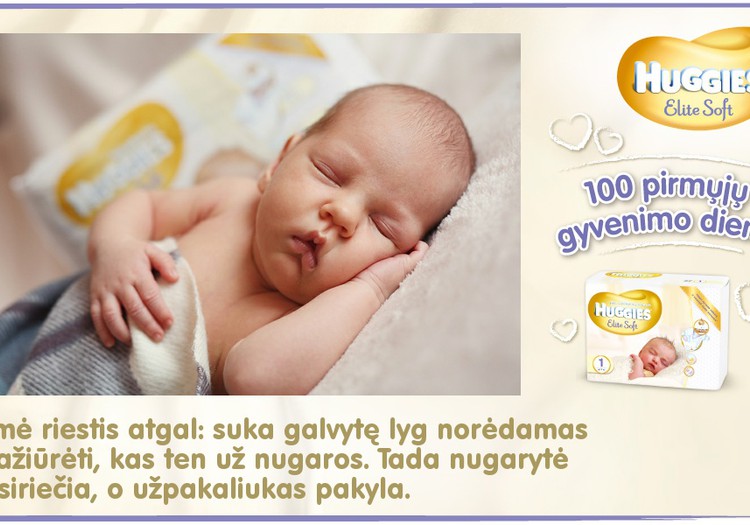  Mažylis auga kartu su Huggies® Elite Soft: 24 diena