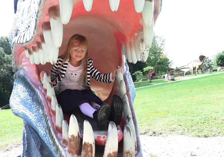 VIDEO: Pramogos pajūrio dinozaurų parke