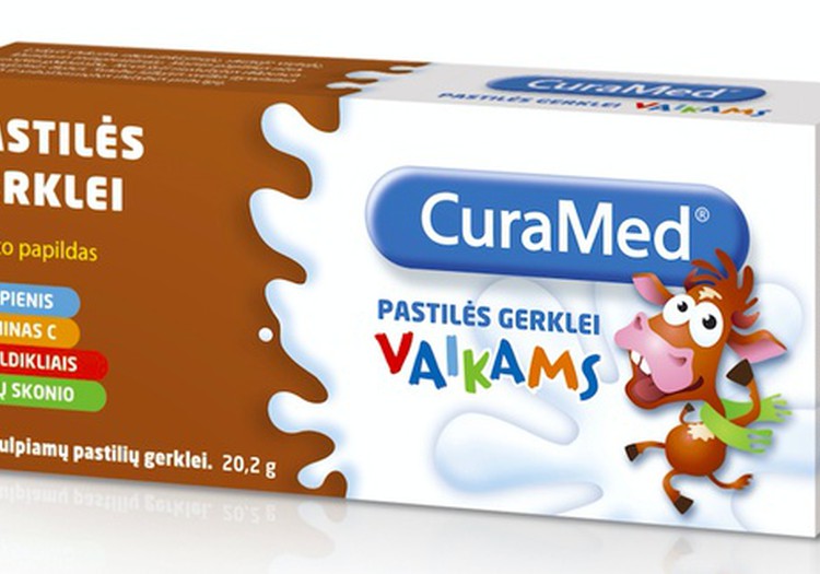 CURAMED pastiles ragaus 10 mamų su vaikučiais