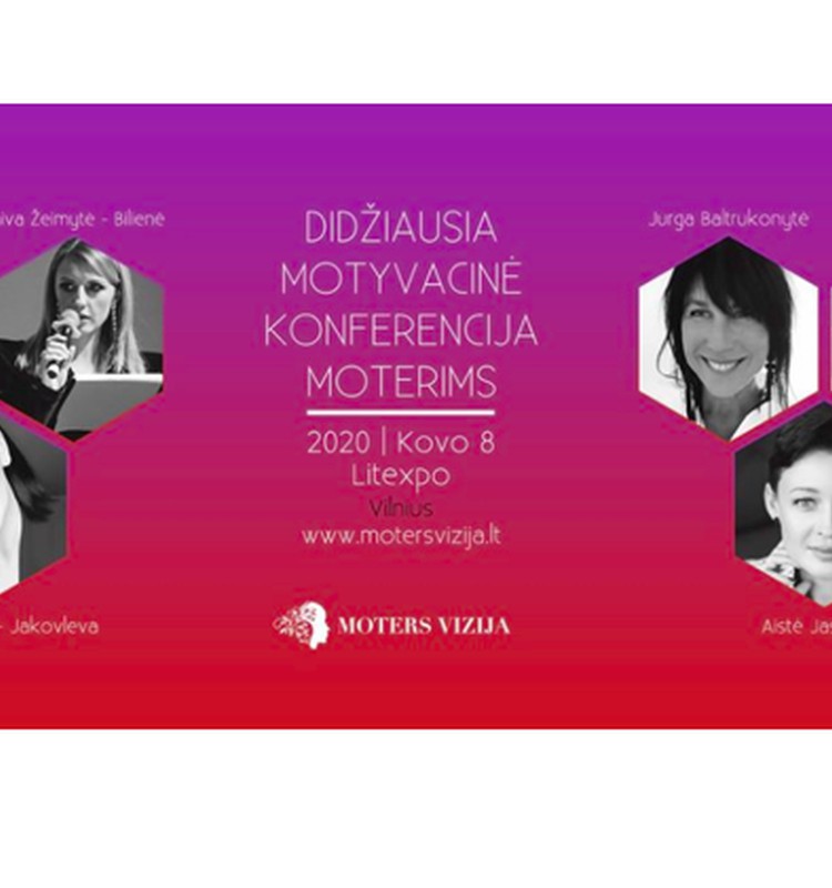 Kviečiame į konferenciją „Moters vizija" - kovo 8-ąją!