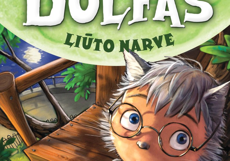 Laimėk knygą "Vilkolakiukas Dolfas. Liūto narve"
