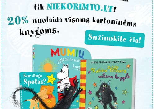 "Nieko rimto" suteikia 20% nuolaidą TIK "Mamyčių klubo" gerbėjams!