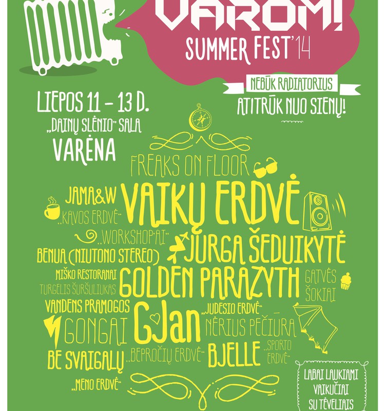 Festivalis šeimai "Varom!" - be alkoholio!
