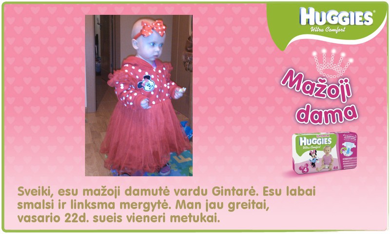 Mūsų mažoji damutė Gintarė