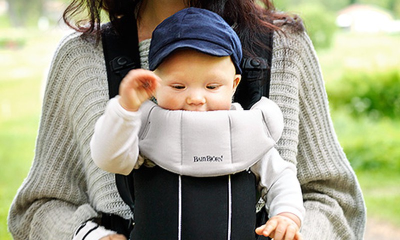 Nuo kada kūdikį galima nešioti nešioklėje?
