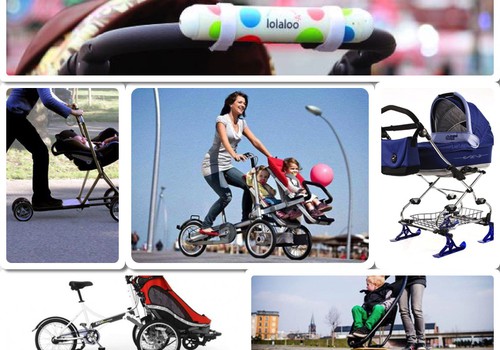 "Išradingi" vaikiški vežimėliai