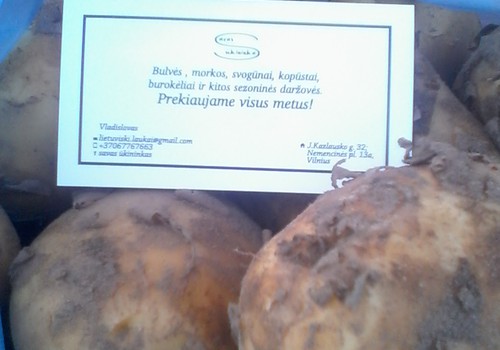 Bulves, daržoves.Vilnius
