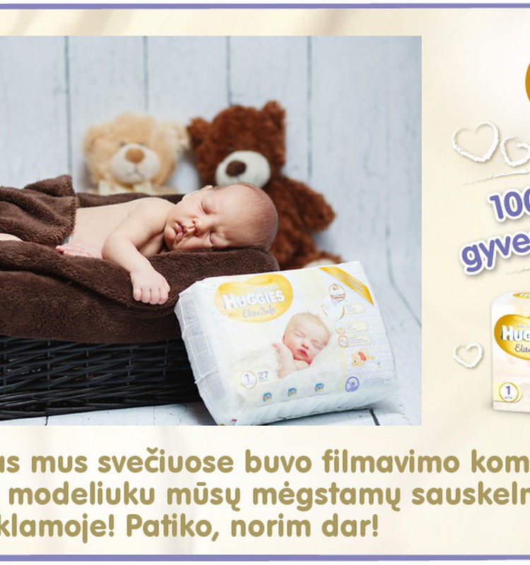 Mažylis auga kartu su Huggies® Elite Soft: 13 diena