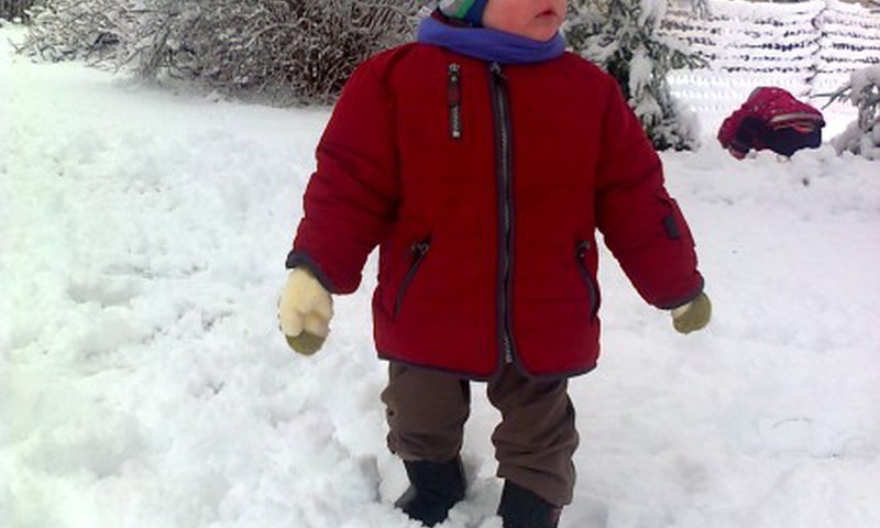 Pirmasis sniegas - džiaugsmas MK mažyliams!