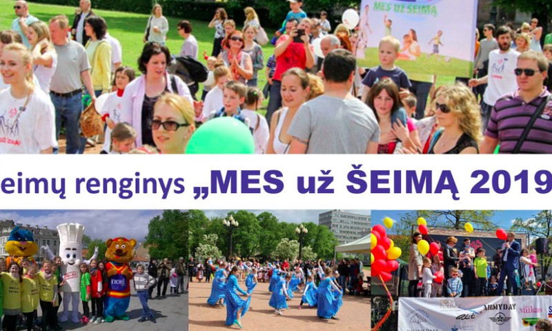 Sudalyvauk šeimų eisenoje Vilniuje - gegužės 19 d.