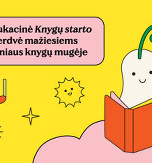 Edukacinė „Knygų starto“ erdvė mažiesiems Vilniaus knygų mugėje
