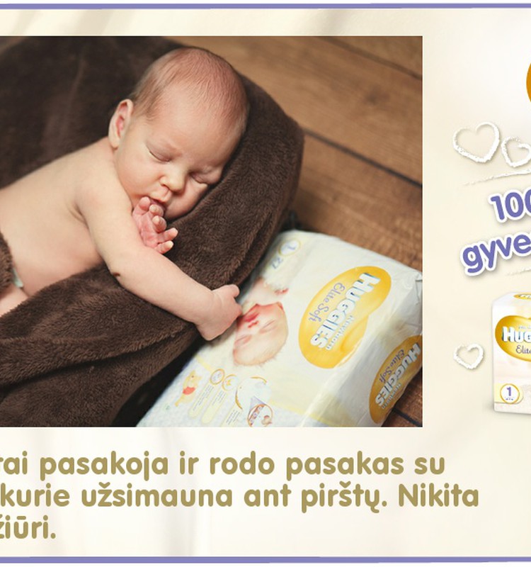 Mažylis auga kartu su Huggies® Elite Soft: 15 diena