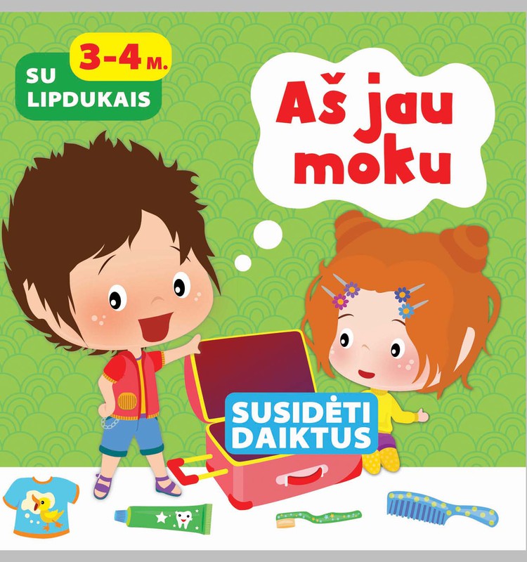 PASKUTINĖ PROGA SUDALYVAUTI: Lipdukų knygelės moko tvarkos ir emocijų - LAIMĖK JAS!