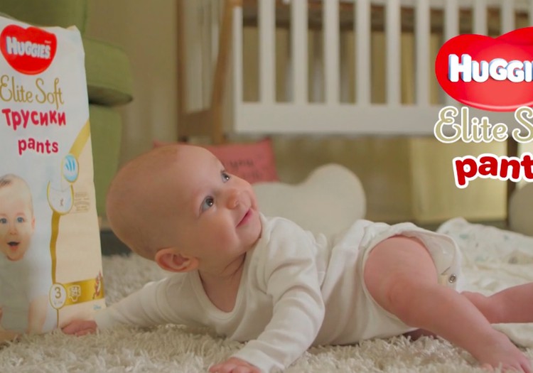 Video pasakojimas: Huggies® Elite Soft sauskelnės- kelnaitės