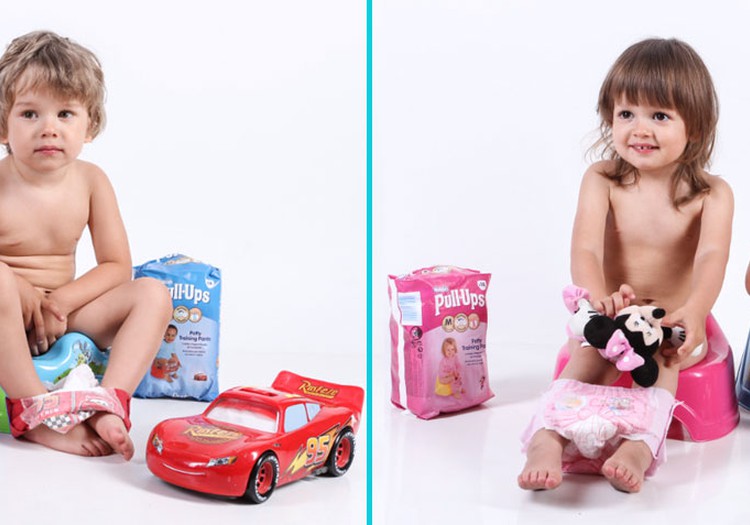 Atrask skirtumus ir laimėk sauskelnes kelnaites Huggies® Pull-Ups