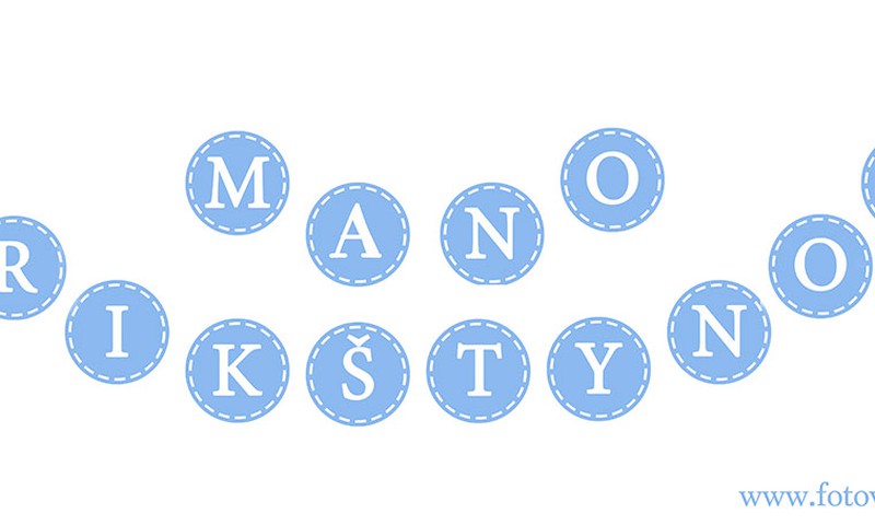 Girlianda krikštynoms