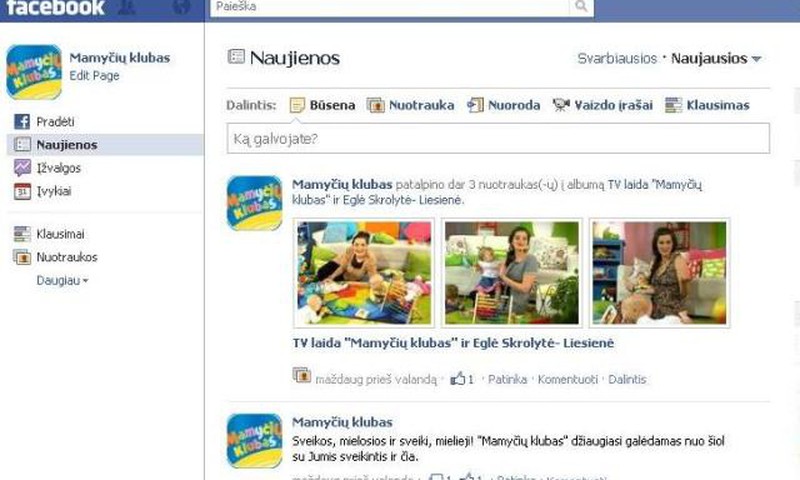 Mes - populiariausiame socialiniame tinkle! 