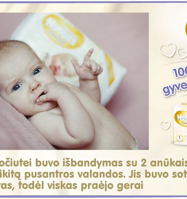 Mažylis auga kartu su Huggies® Elite Soft: 84 diena