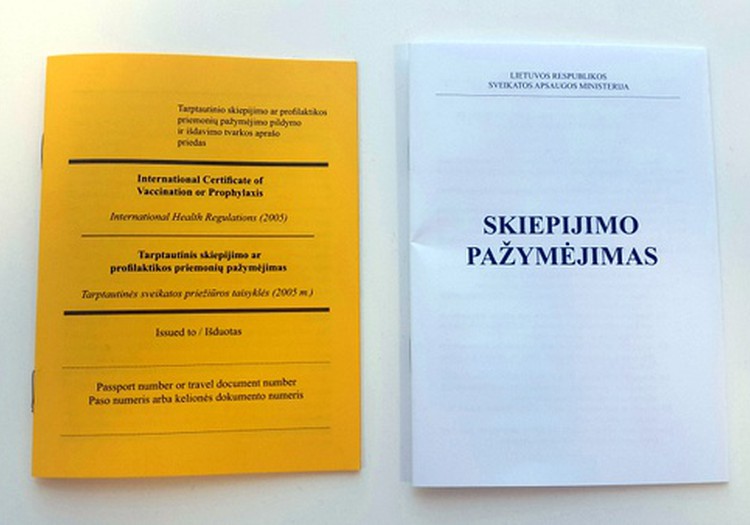 Skiepijimo pažymėjimai svarbūs ne tik vaikams ir keliautojams 