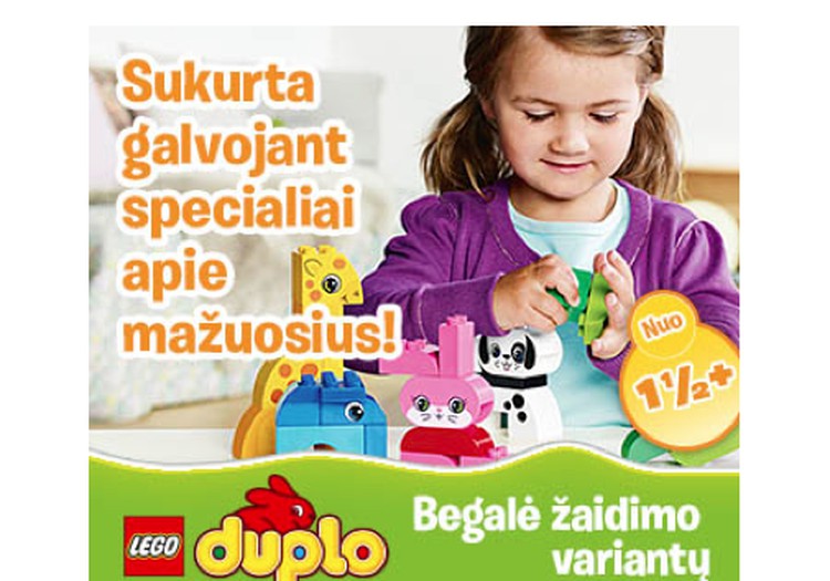 Skelbiame LEGO DUPLO konkurso "Mano pirmasis statinys" laimėtojus