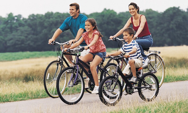 Leiskis į dviračių žygį su šeima