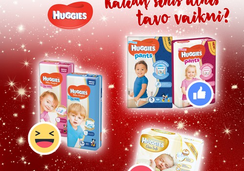 Konkursas Facebooke: Kokias sauskelnes Kalėdų senelis padovanotų tavo vaikui?