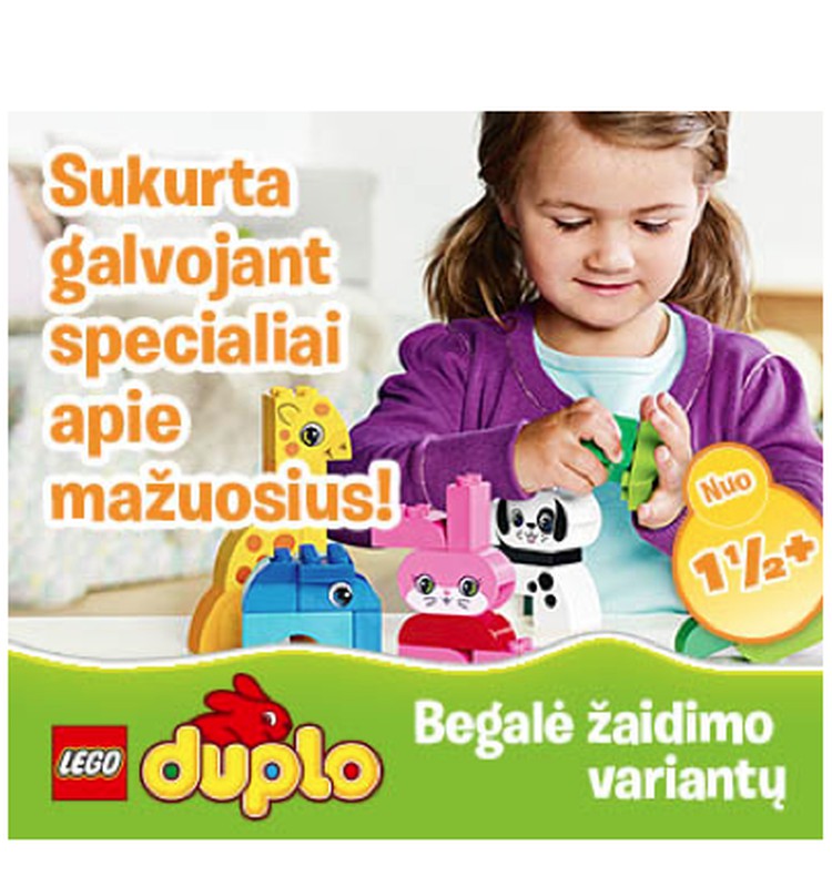 Skelbiame LEGO DUPLO konkurso "Mano pirmasis statinys" laimėtojus