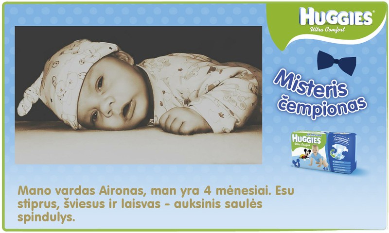 Mūsų mažasis čempionas Aironas