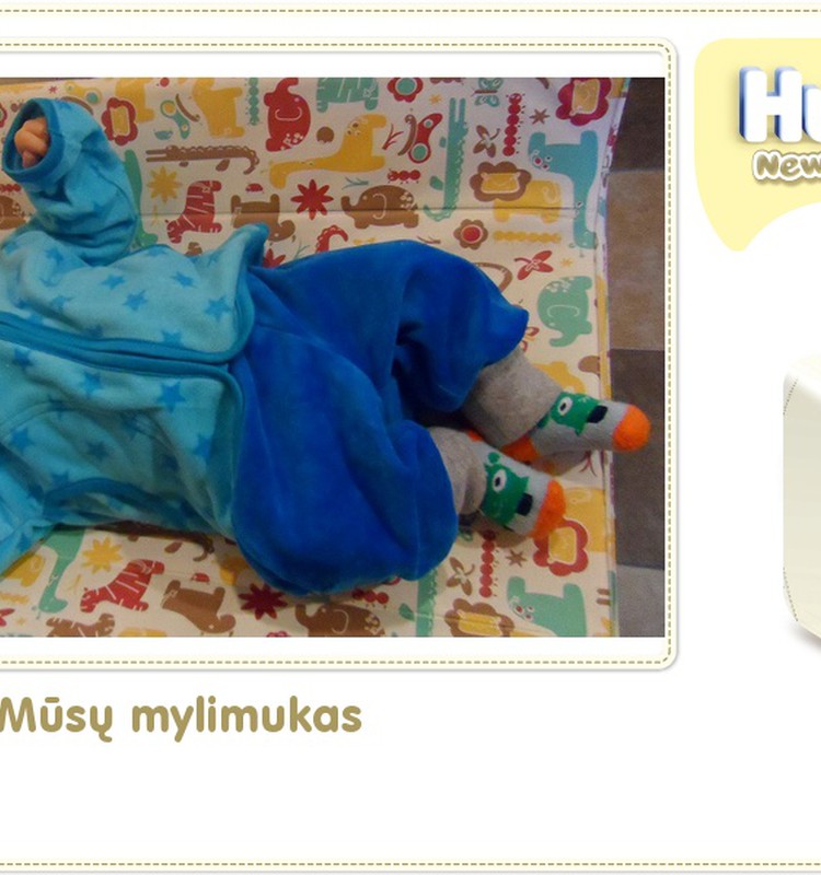 Hubertas auga kartu su Huggies ® Newborn: 27 gyvenimo diena