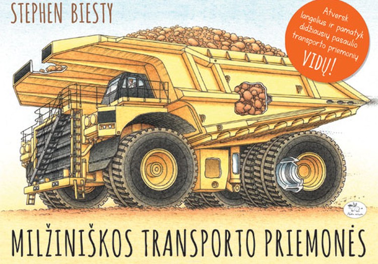 Laimėk knygą „Milžiniškos transporto priemonės“ 