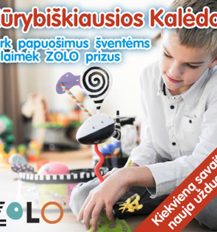 Trečioji užduotis laimėti ZOLO prizą! Dar yra laiko dalyvauti!