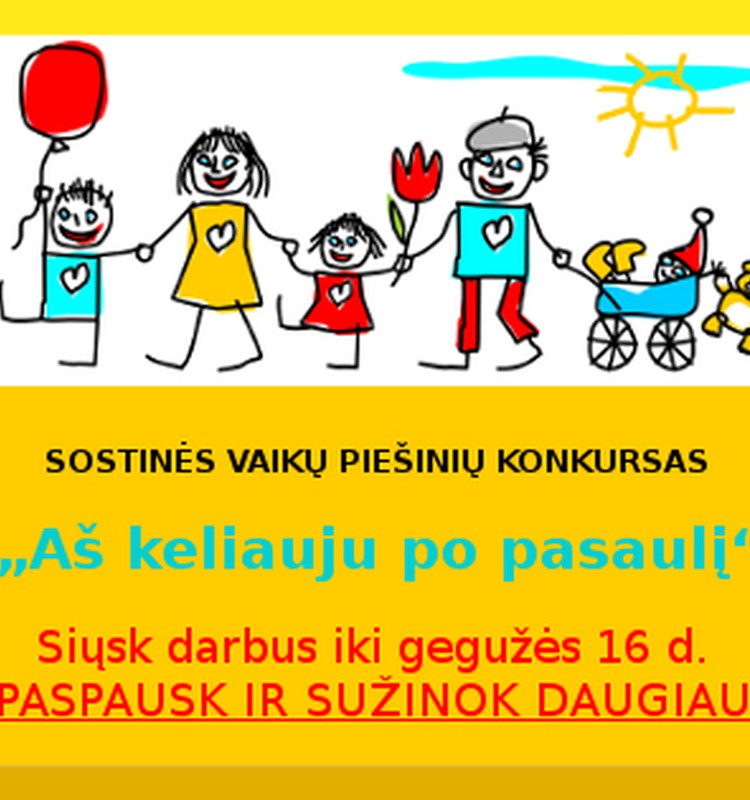 "Strazdanėlės" kviečia dalyvauti vaikų piešinių konkurse
