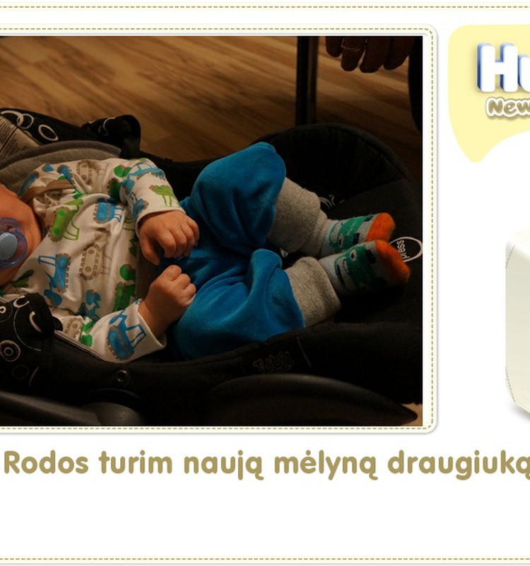 Hubertas auga kartu su Huggies ® Newborn: 84 gyvenimo diena