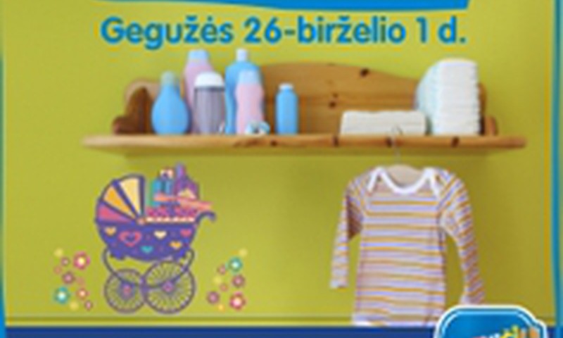 Kūdikio kraitelio savaitės startas - jau šį ketvirtadienį!