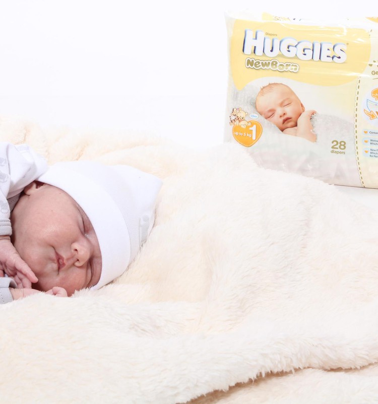 Sauskelnės naujagimiams Huggies® Newborn suteikia pačią švelniausią apsaugą!