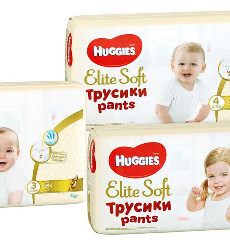 Naujo dizaino Huggies@ Elite Soft - švelniausia apsauga jūsų kūdikiui!