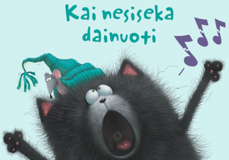 Vaikučių baimės arba kam atitenka knyga "Katinėlis Juodis. Kai nesiseka dainuoti"