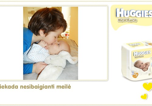 Hubertas auga kartu su Huggies ® Newborn:90 gyvenimo diena